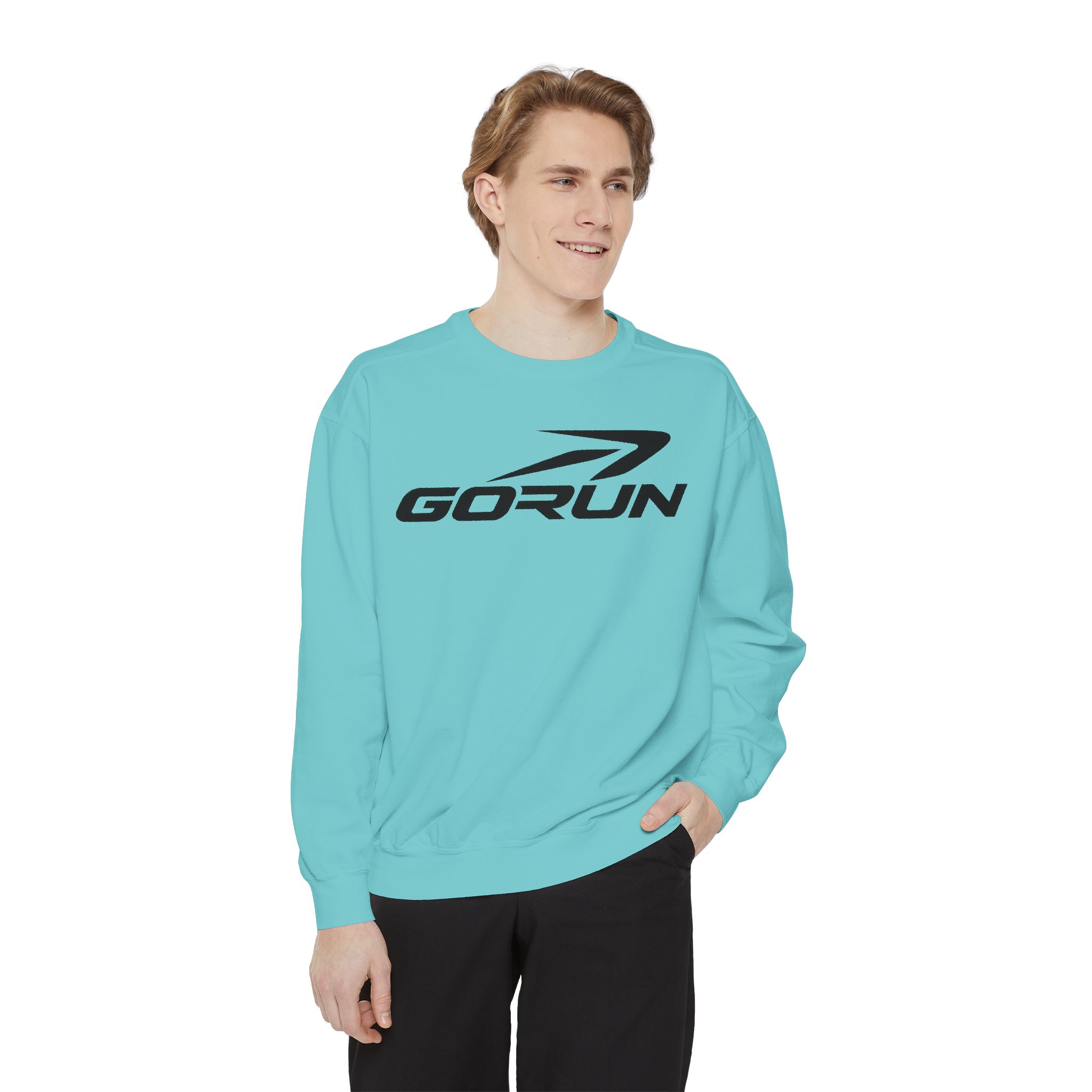 GoRun Logo Garment-Dyed Sweatshirt - Image 23
