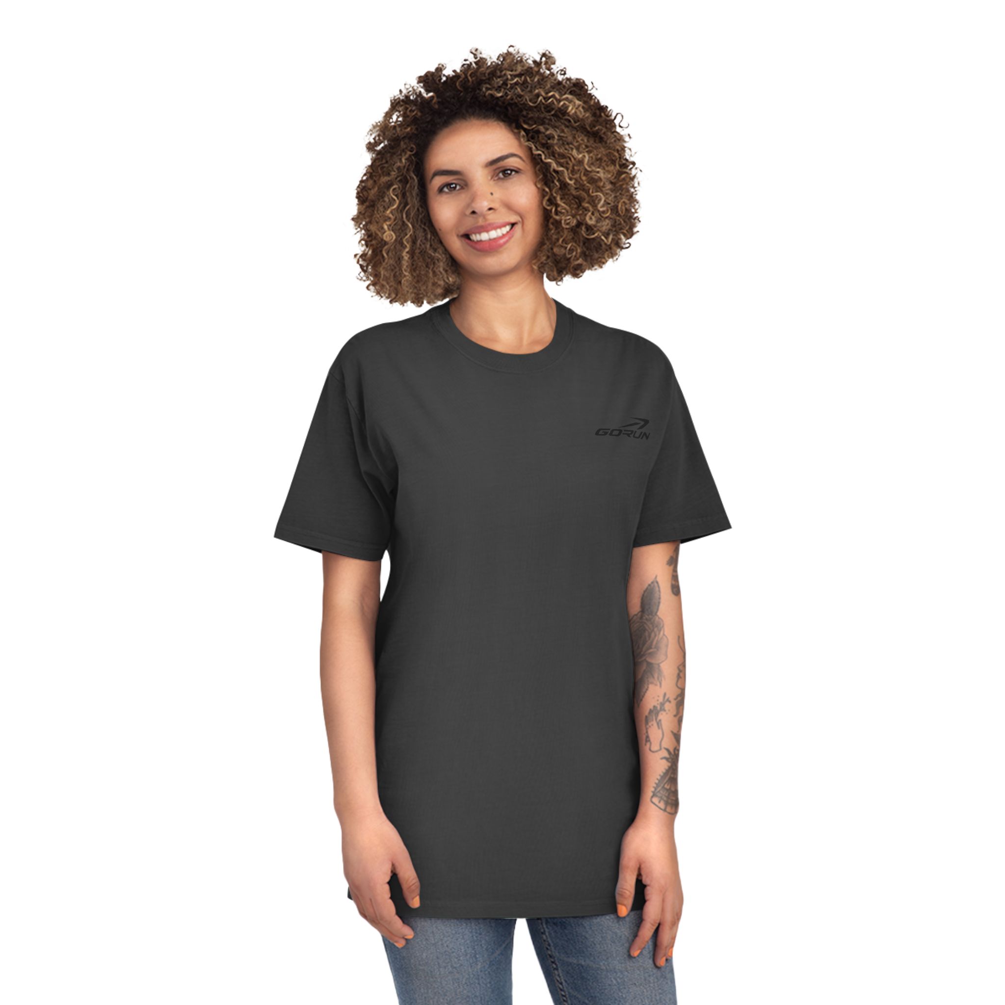 GORUN Minimalist Embroidered Logo T-Shirt - Image 27