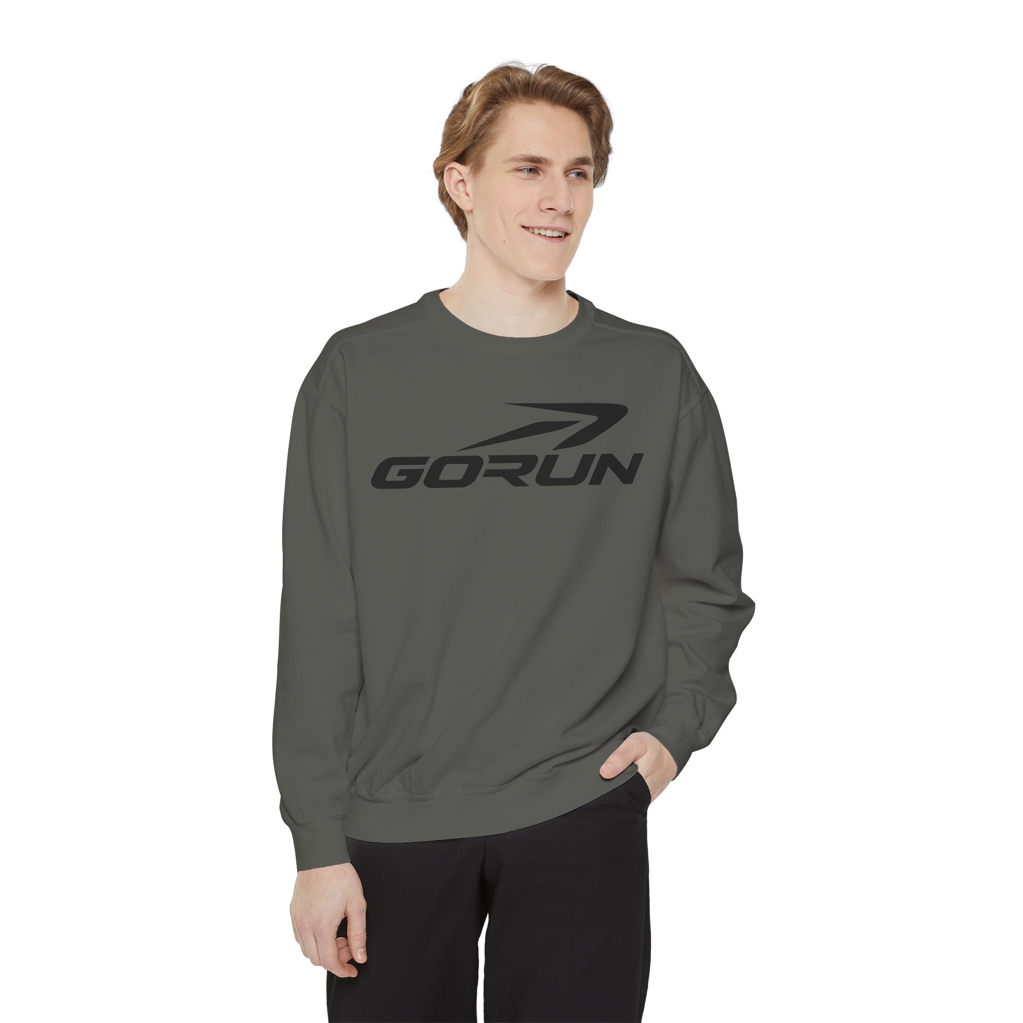 GoRun Logo Garment-Dyed Sweatshirt - Image 19