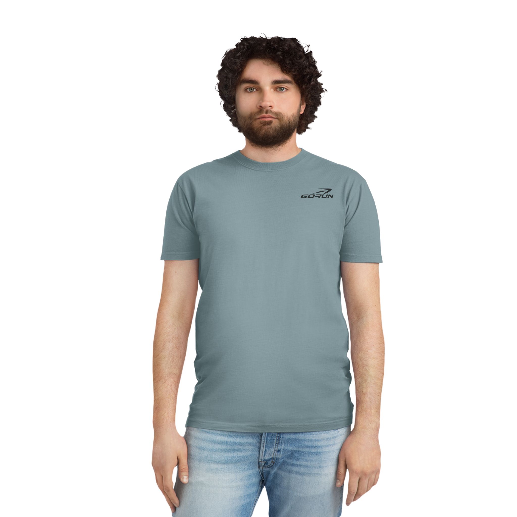 GORUN Minimalist Embroidered Logo T-Shirt - Image 4