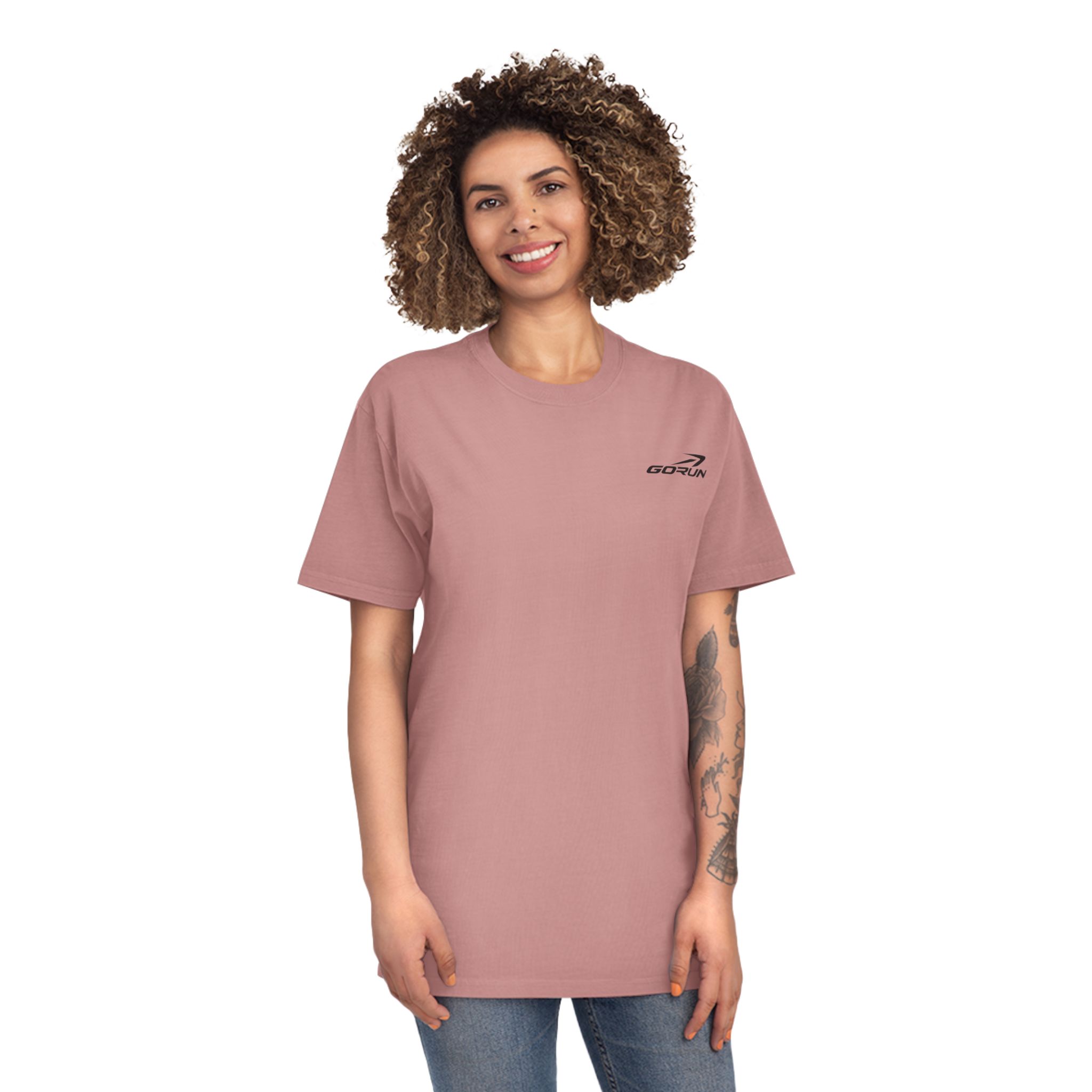GORUN Minimalist Embroidered Logo T-Shirt - Image 7