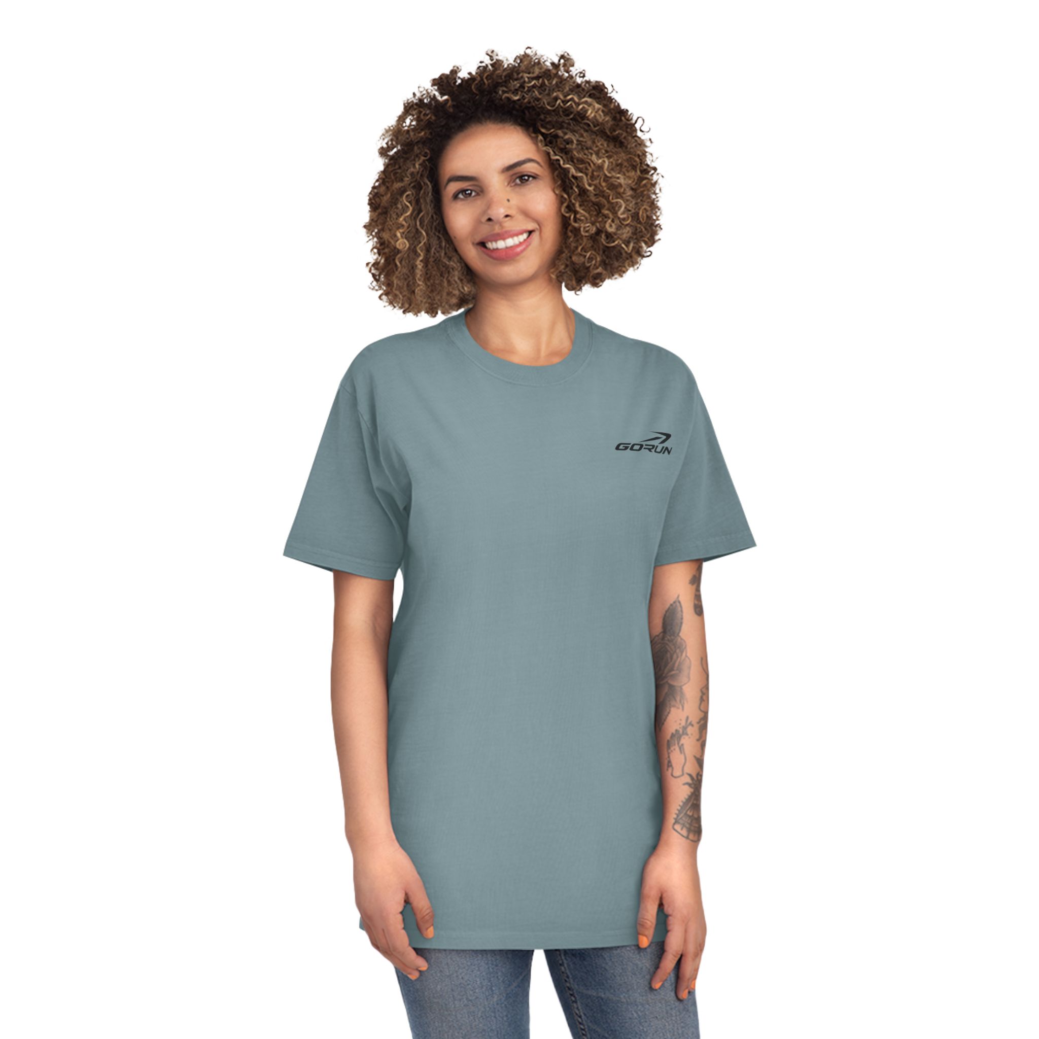 GORUN Minimalist Embroidered Logo T-Shirt - Image 3
