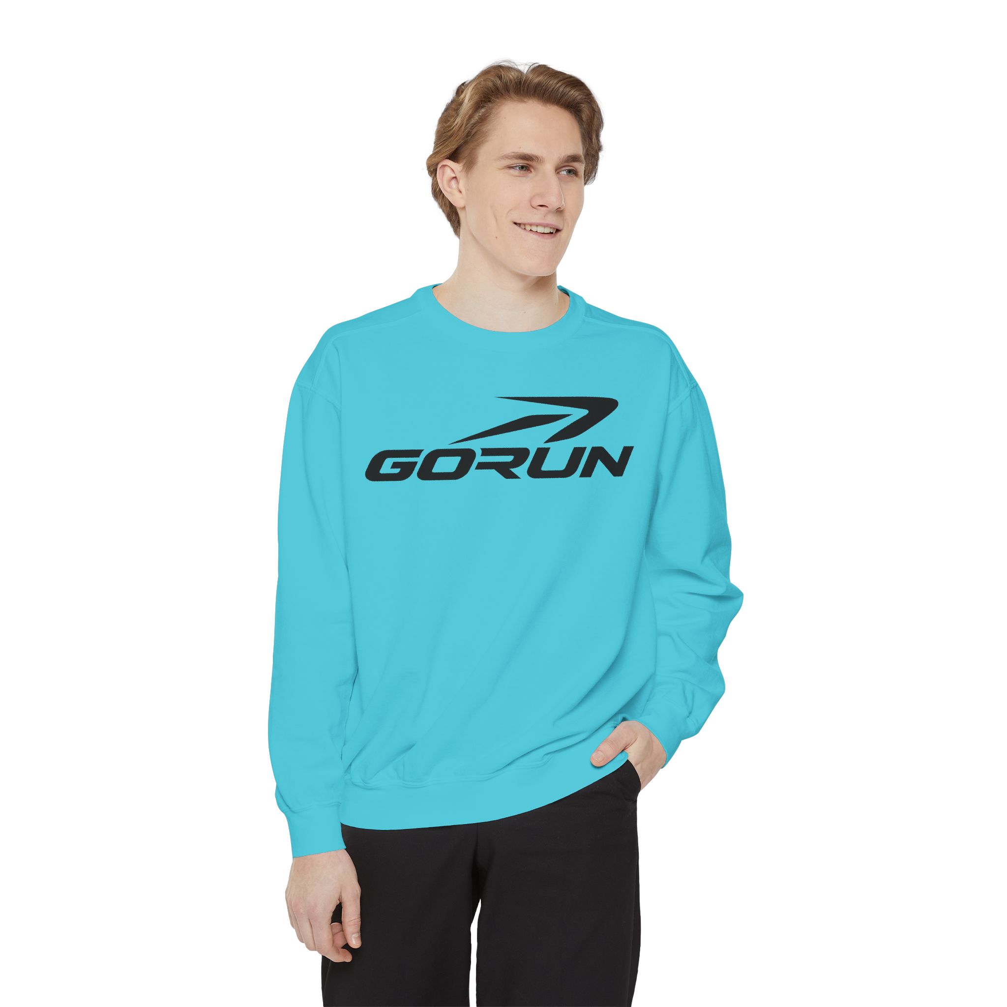GoRun Logo Garment-Dyed Sweatshirt - Image 31
