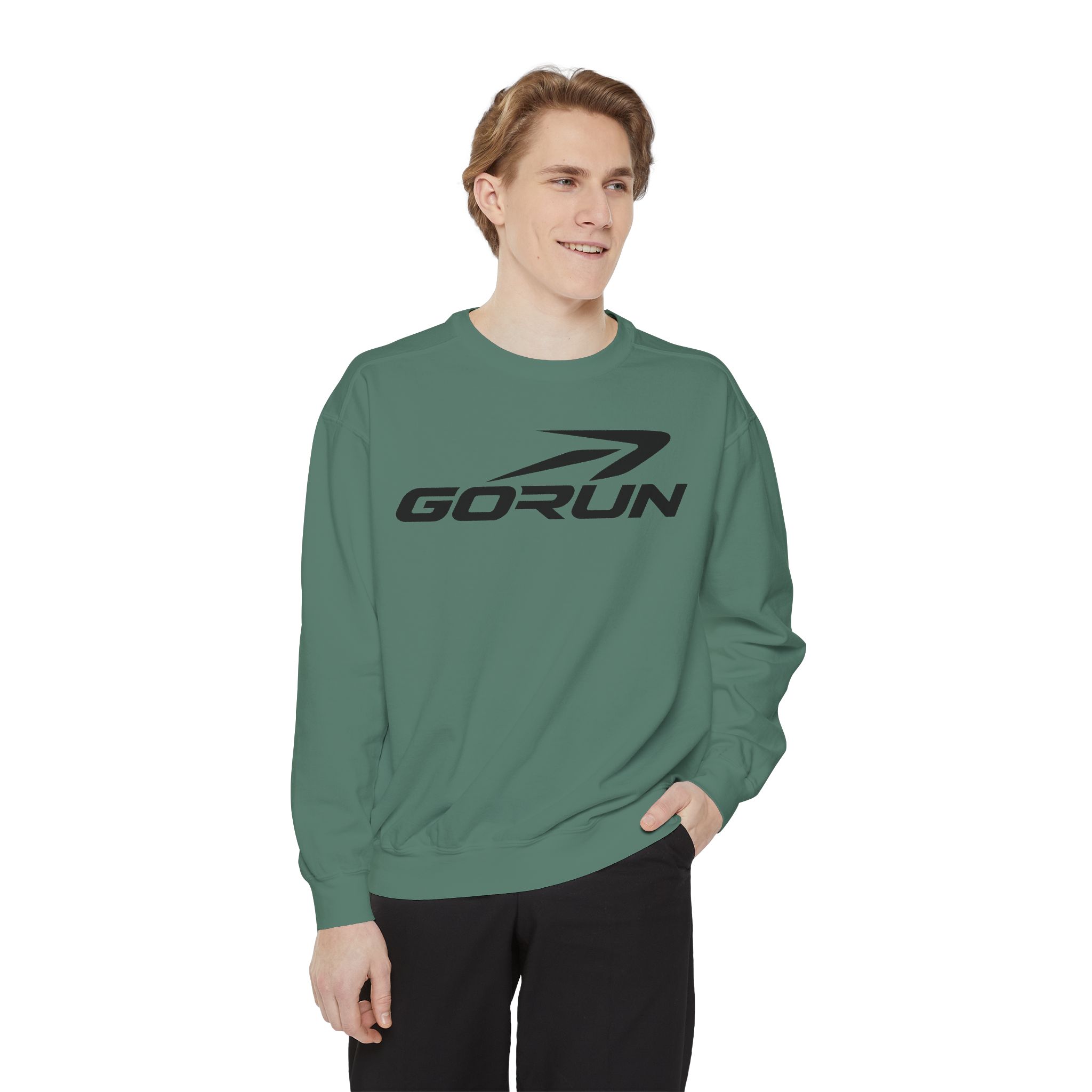 GoRun Logo Garment-Dyed Sweatshirt - Image 27
