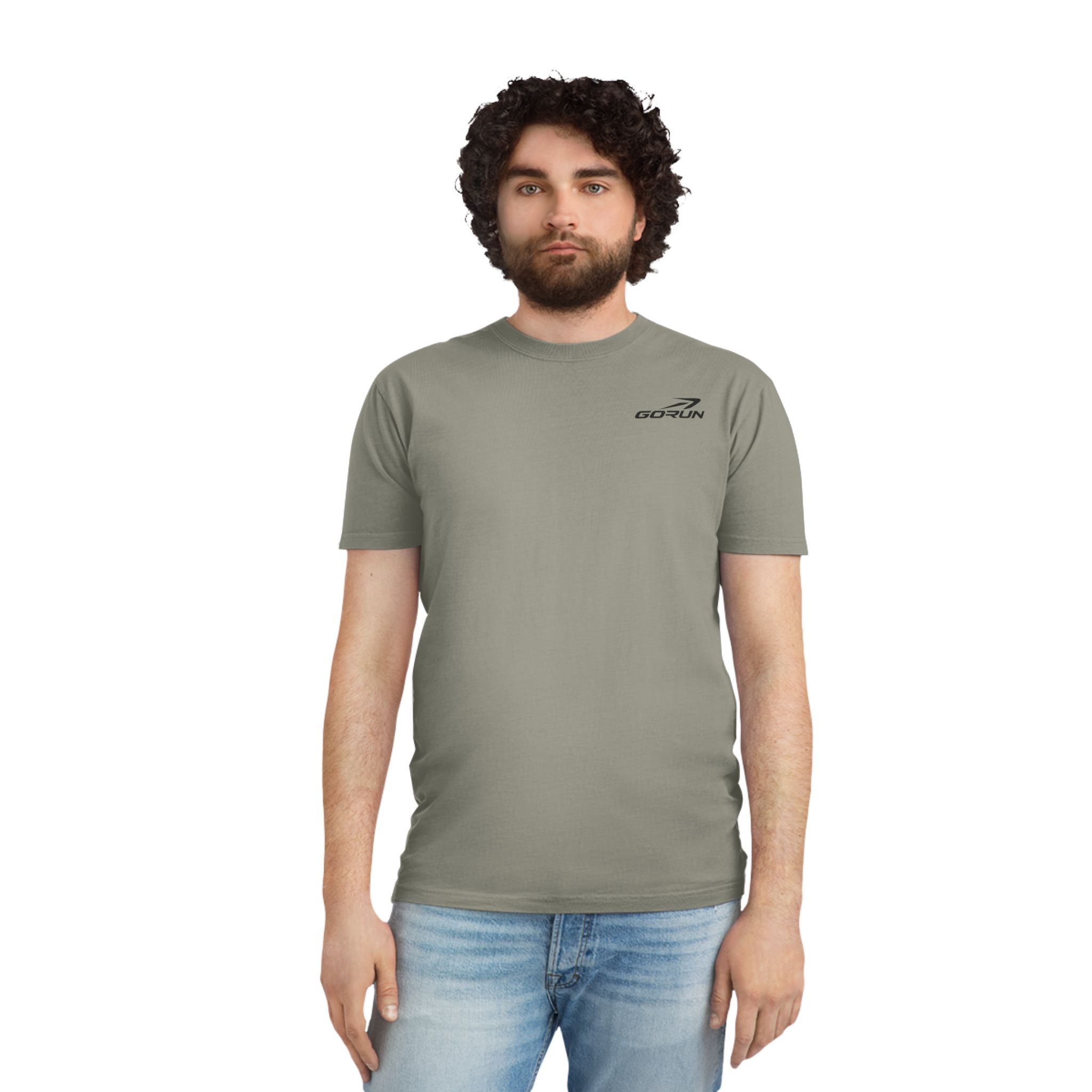 GORUN Minimalist Embroidered Logo T-Shirt - Image 16