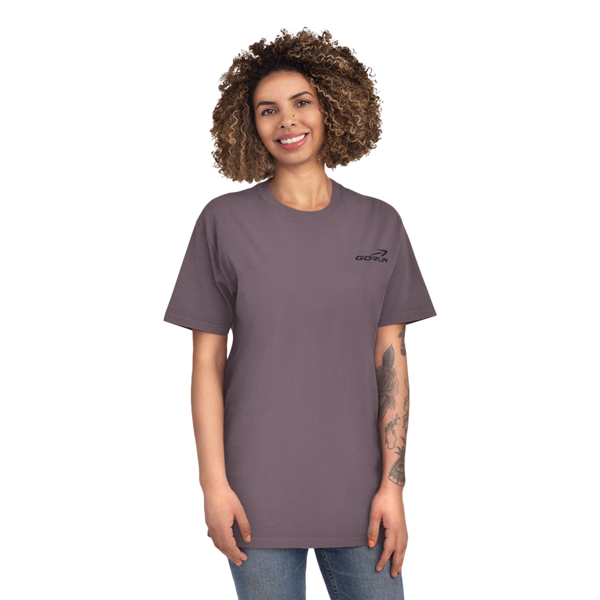 GORUN Minimalist Embroidered Logo T-Shirt - Image 31