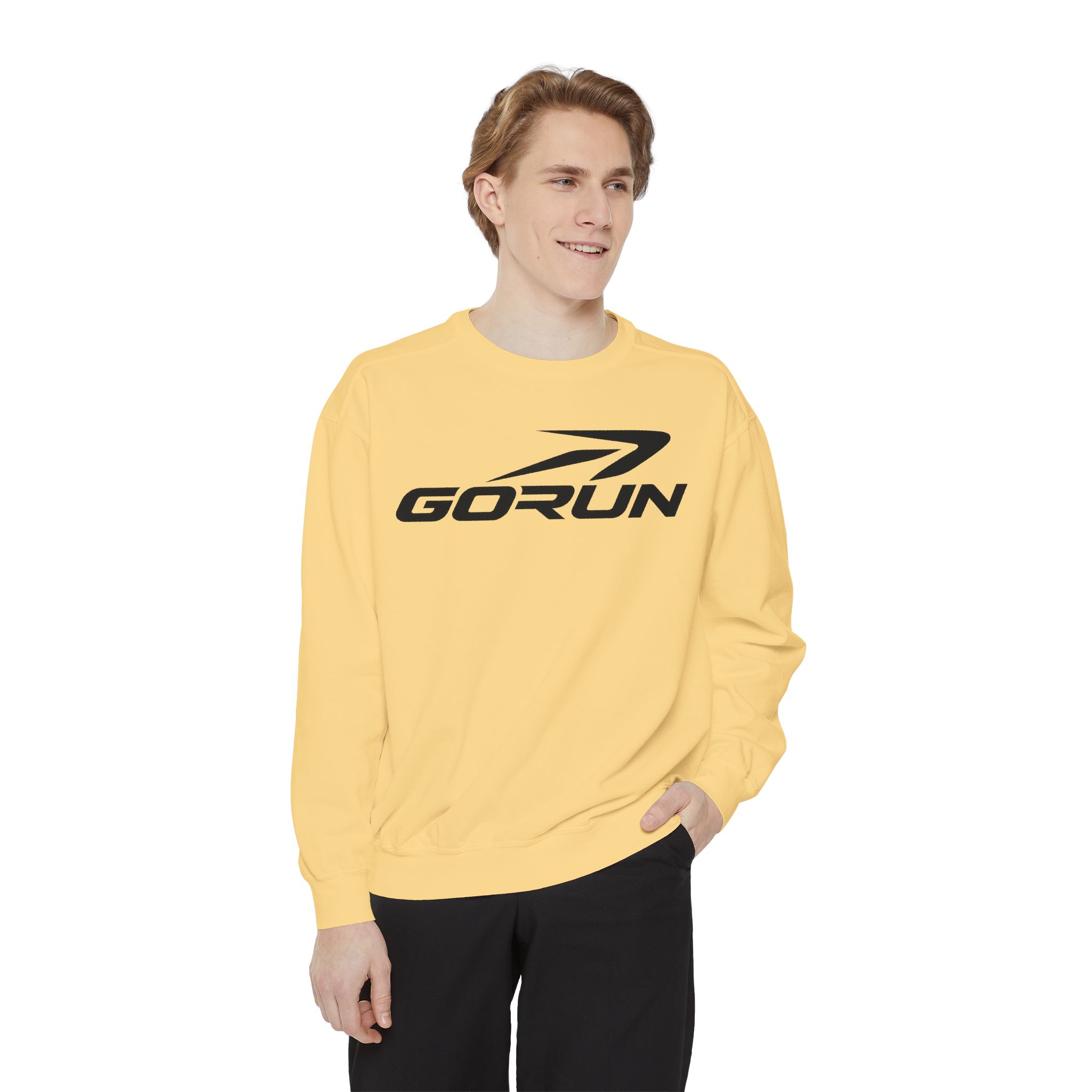 GoRun Logo Garment-Dyed Sweatshirt - Image 15