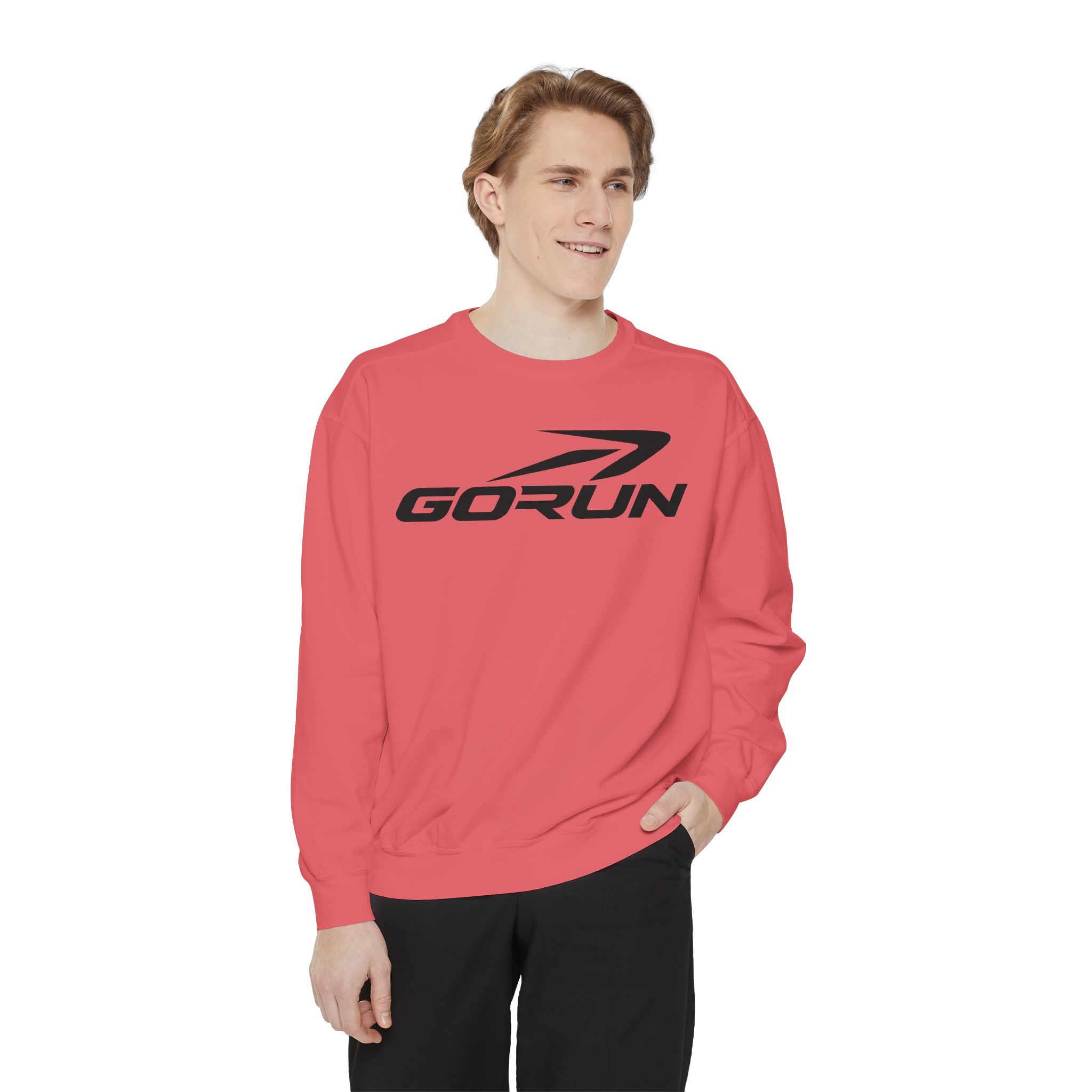 GoRun Logo Garment-Dyed Sweatshirt - Image 51