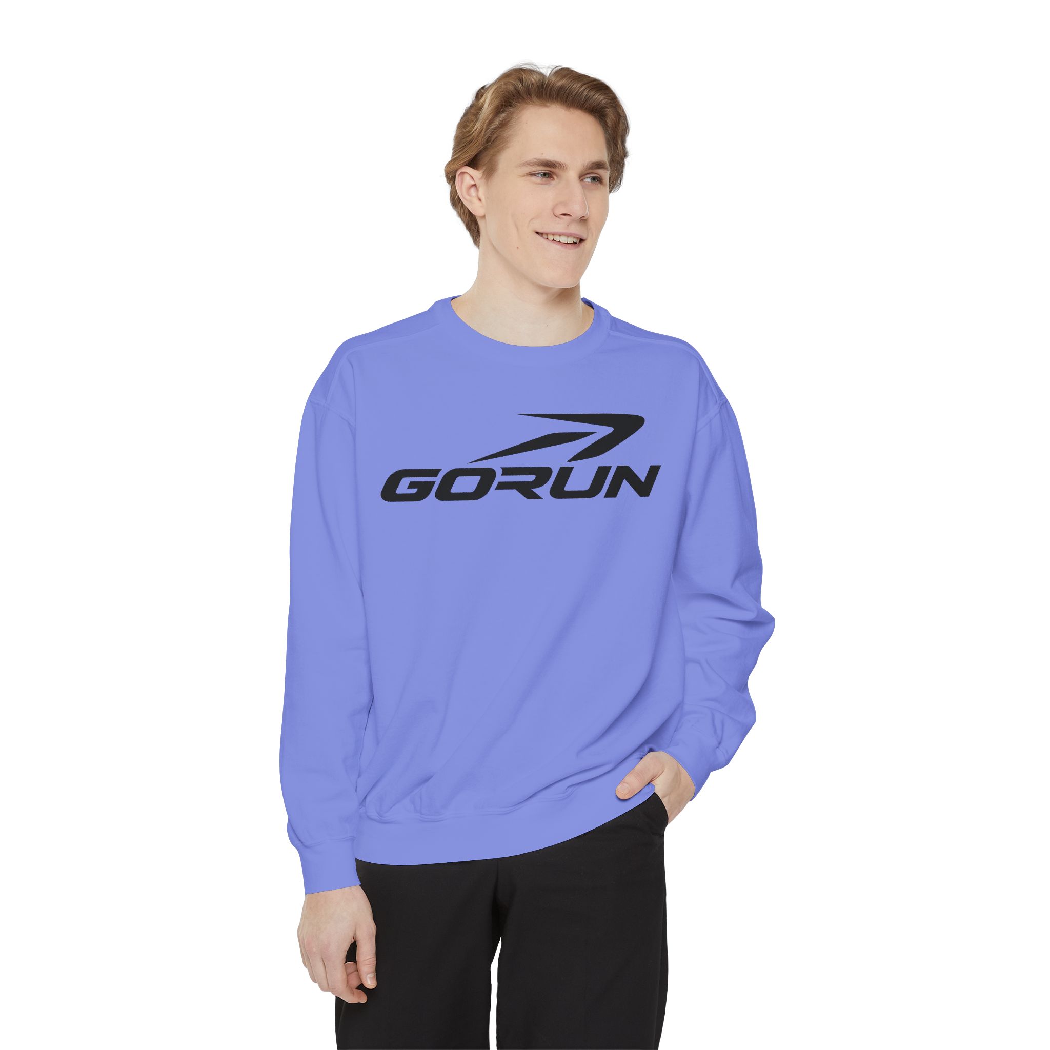 GoRun Logo Garment-Dyed Sweatshirt - Image 35