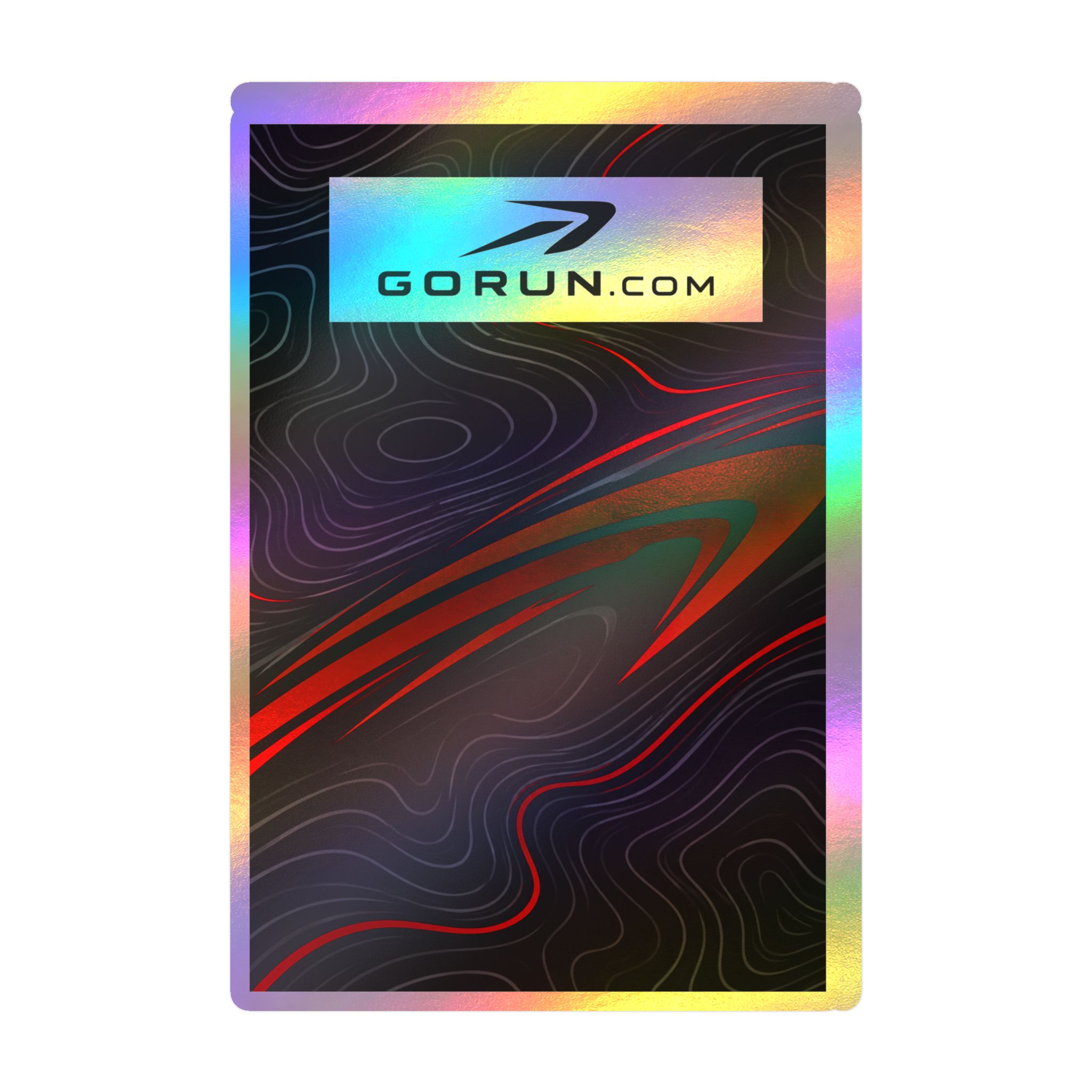 GoRun.com Red and Black Kiss-Cut Vinyl Decal - Image 34