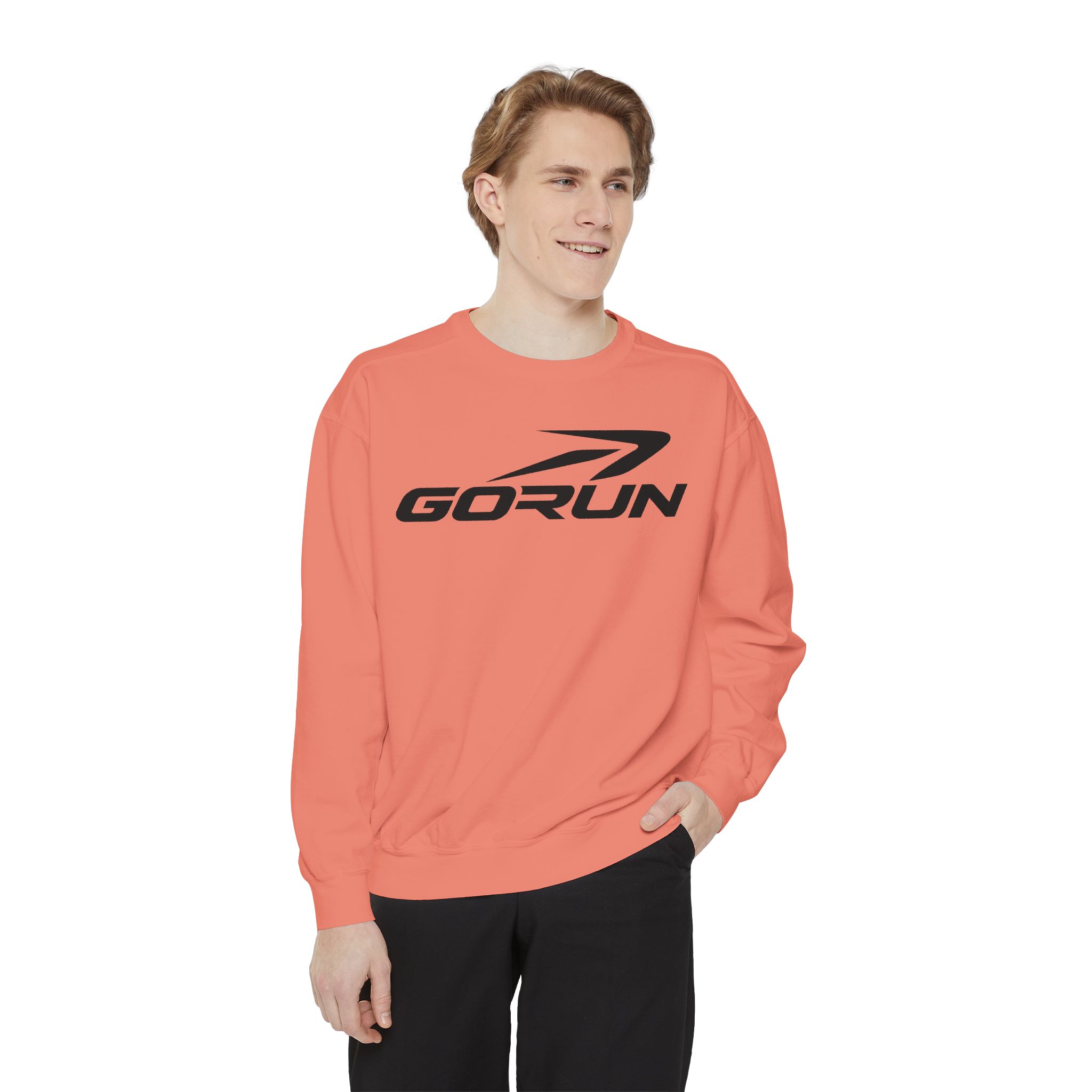 GoRun Logo Garment-Dyed Sweatshirt - Image 11