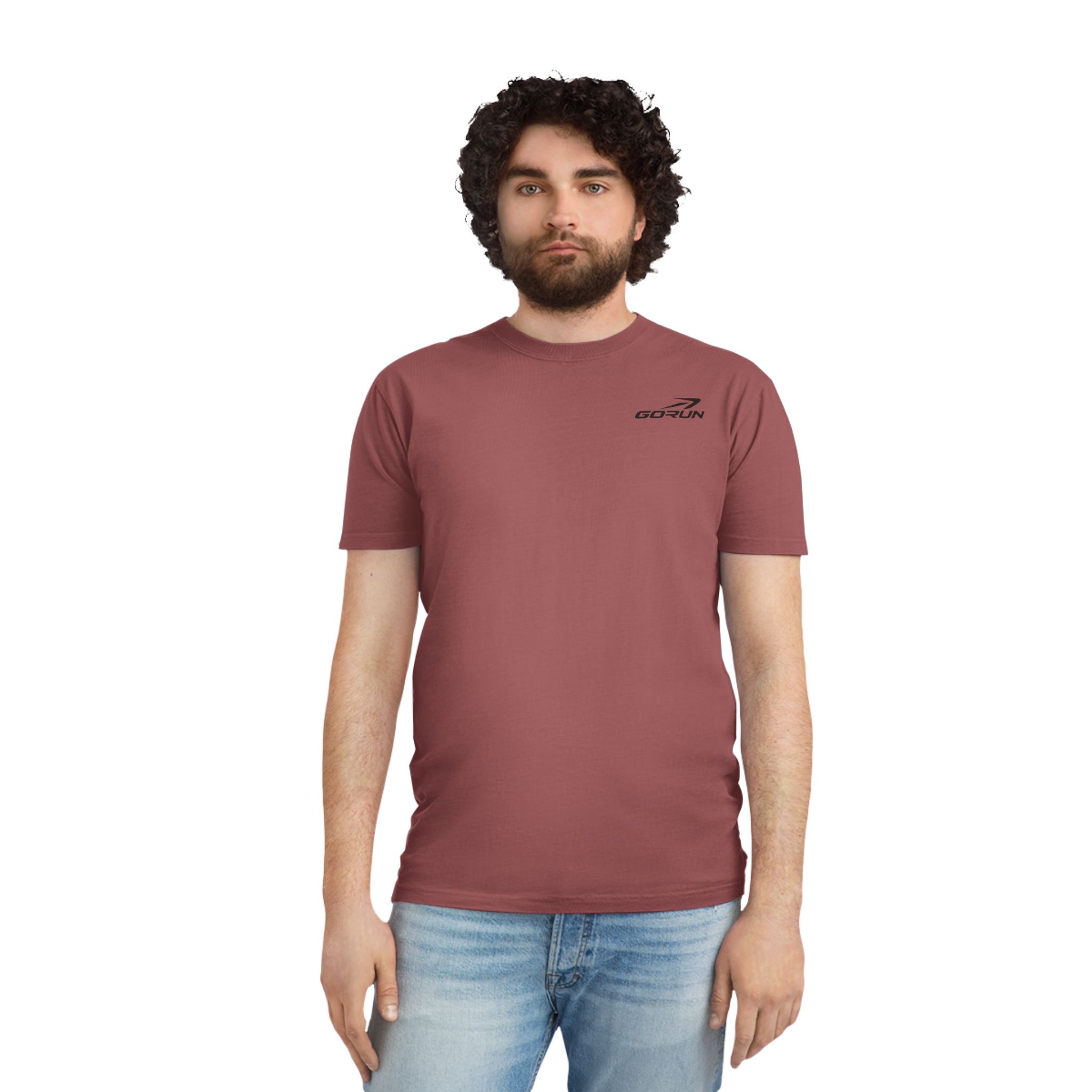GORUN Minimalist Embroidered Logo T-Shirt - Image 36