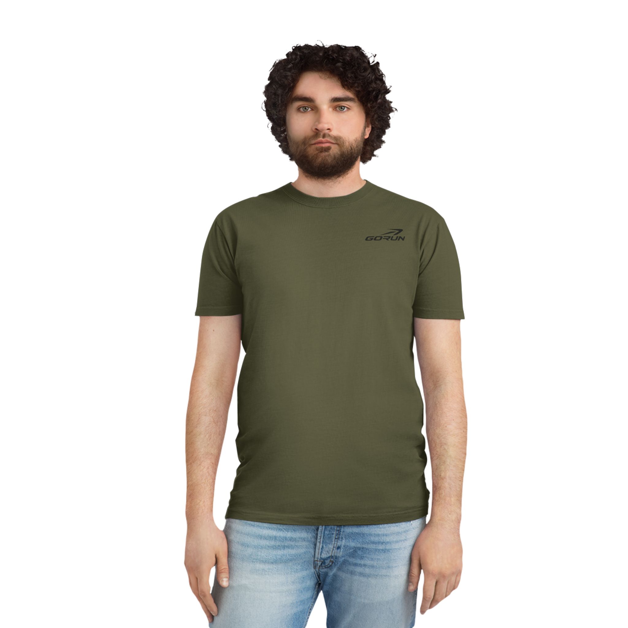GORUN Minimalist Embroidered Logo T-Shirt - Image 20